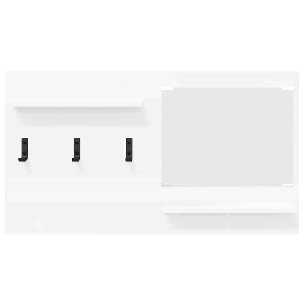 Vægmonteret Jakkeholder Hvid 90 x 10 x 50 cm Konstrueret træ