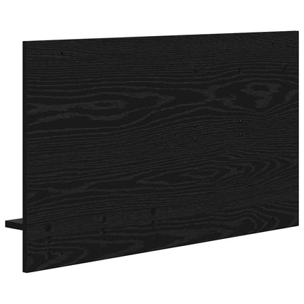 Vægmonteret Jakkeholder Vægmonteret Sort eg 90 x 10 x 50 cm