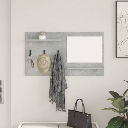 Vægmonteret Jakkeholder Vægmonteret Beton Grå 90 x 10 x 50 cm