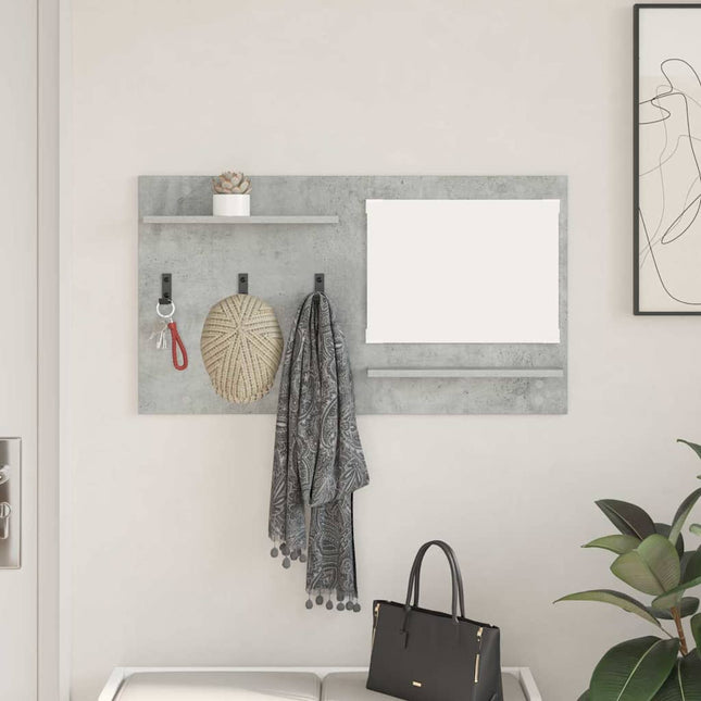Vægmonteret Jakkeholder Vægmonteret Beton Grå 90 x 10 x 50 cm