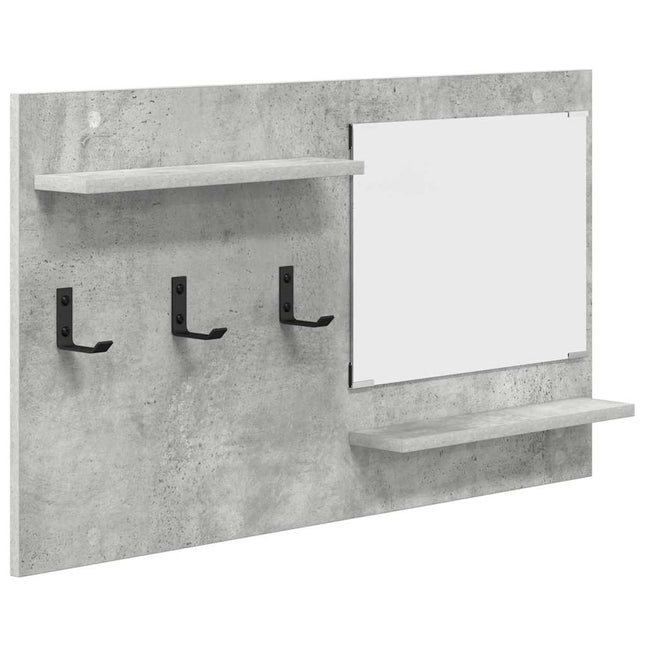 Vægmonteret Jakkeholder Vægmonteret Beton Grå 90 x 10 x 50 cm