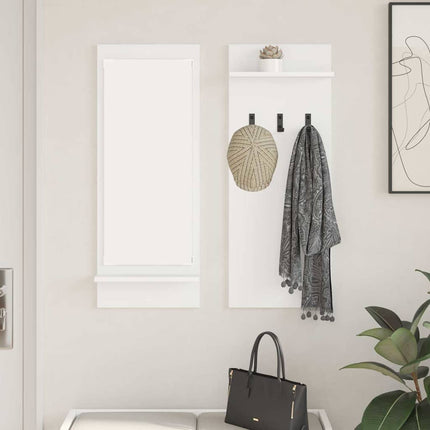 Vægmonteret Jakkeholder Vægmonteret Hvid 70 x 10 x 90 cm
