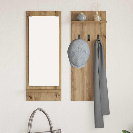 Vægmonteret Jakkeholder Artisan Egetræ 70 x 10 x 90 cm