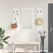Vægmonteret Jakkeholder Hvid 96 x 1,5 x 90 cm Konstrueret træ