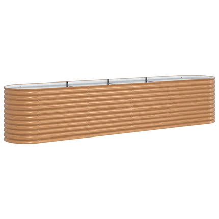 Hævet bed Brun 400 x 80 x 81 cm Stål