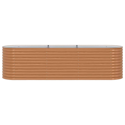 Hævet bed Brun 320 x 80 x 81 cm Stål
