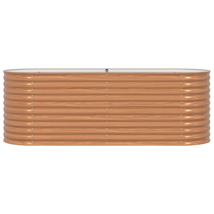 Hævet bed Brun 240 x 80 x 81 cm Stål