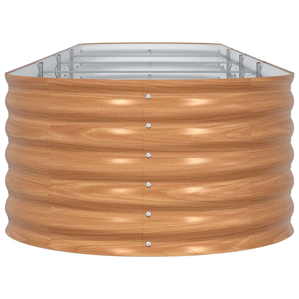 Højbed Brun 400 x 80 x 44 cm Stål