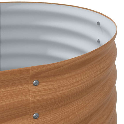 Hævet bed Brun 240 x 80 x 44 cm Stål