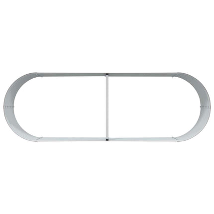 Hævet bed Brun 240 x 80 x 44 cm Stål