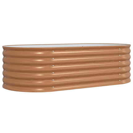 Hævet bed Brun 160 x 80 x 44 cm Stål