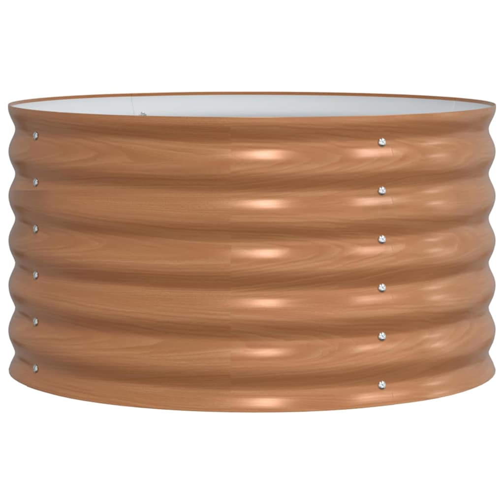 Højbed Brun 80 x 80 x 44 cm Stål