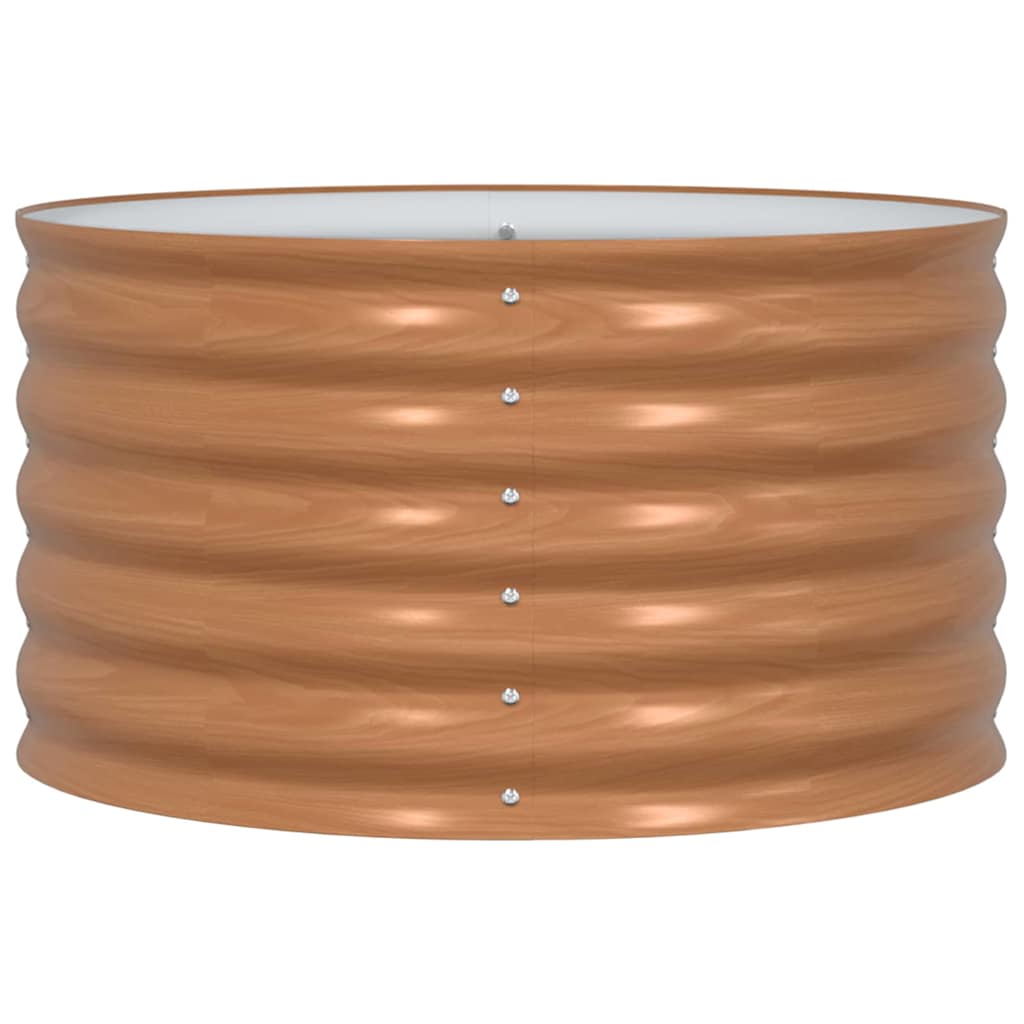 Højbed Brun 80 x 80 x 44 cm Stål