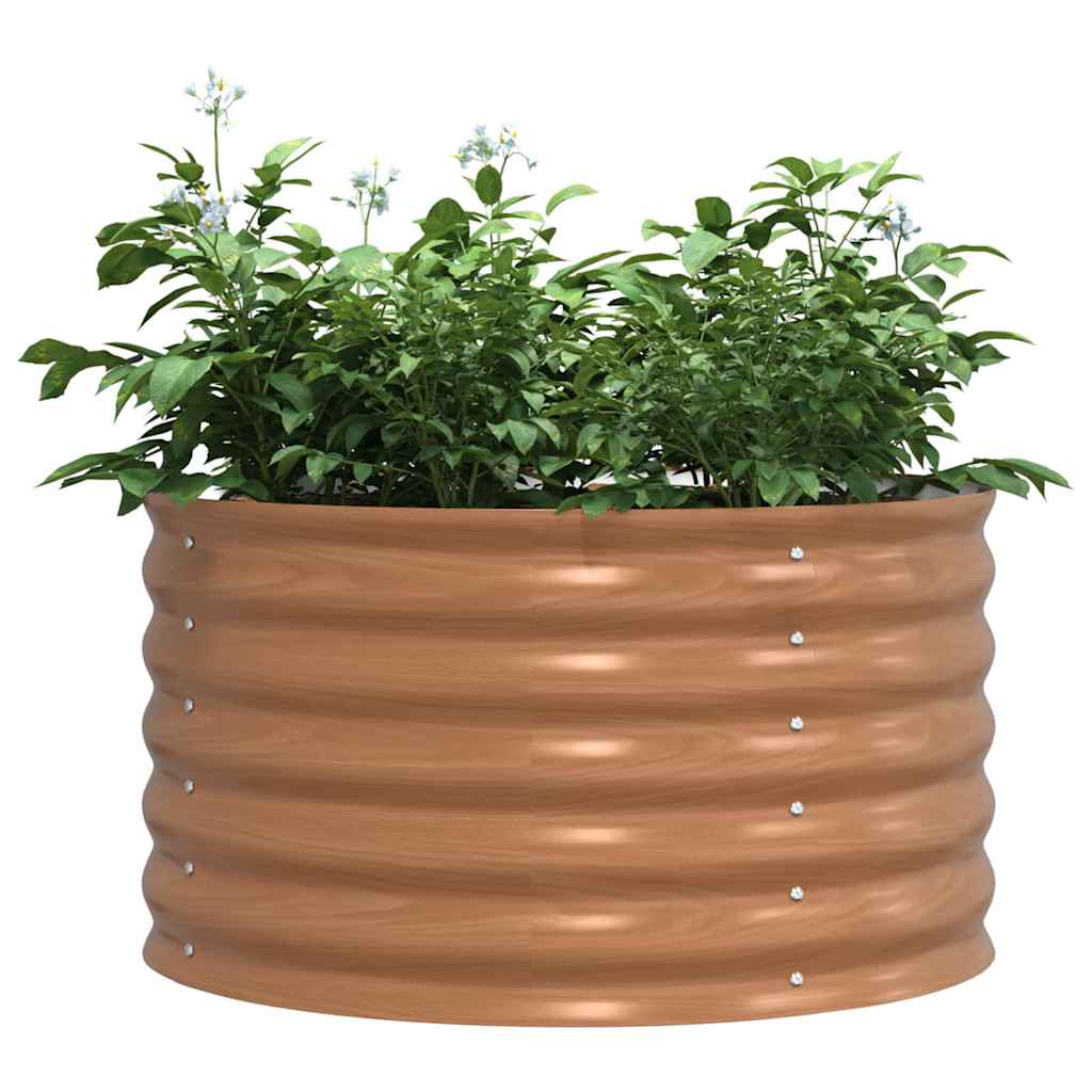 Højbed Brun 80 x 80 x 44 cm Stål