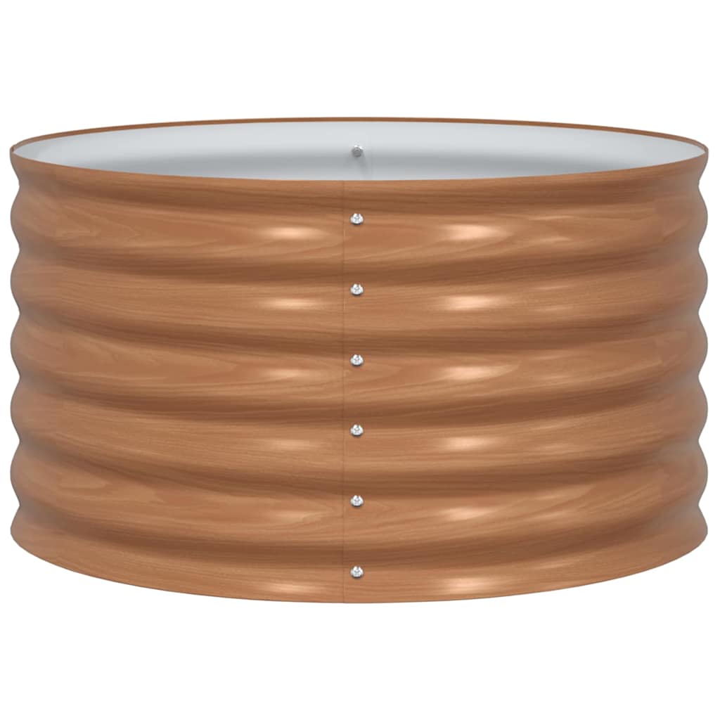 Højbed Brun 80 x 80 x 44 cm Stål