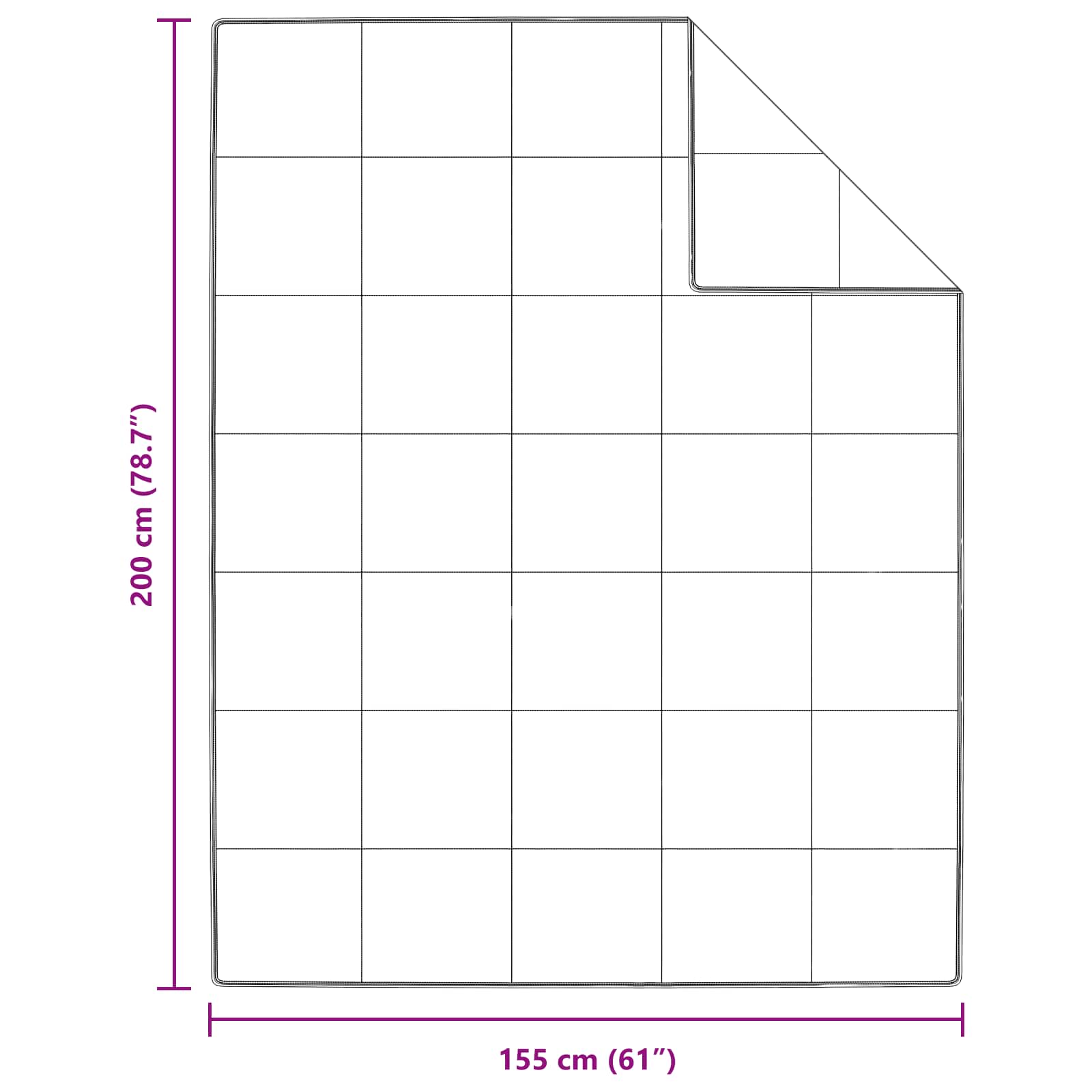Sommer dyne med pude 2 pcs Hvid Dunfjer