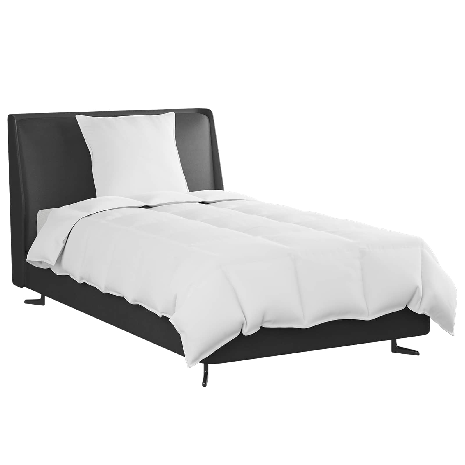 Sommer dyne med pude 2 pcs Hvid Dunfjer