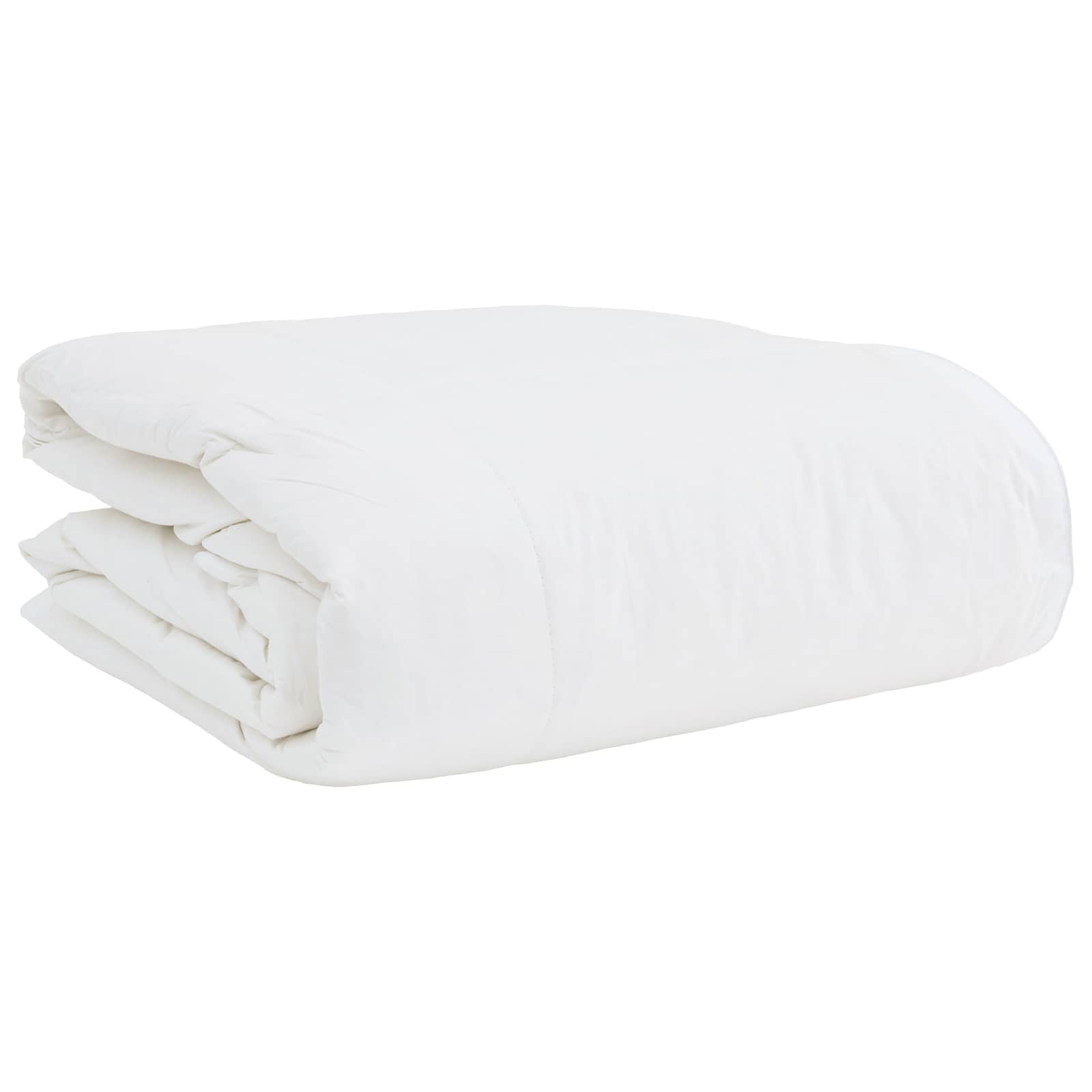 2-i-1 Dyne med pude 2 pcs Hvid Dunfjer