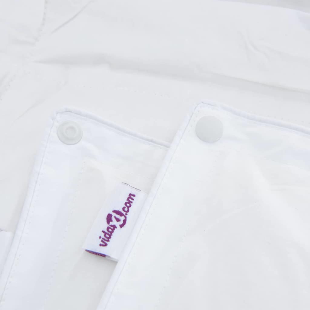 2-i-1 Dyne med pude 2 pcs Hvid Dunfjer