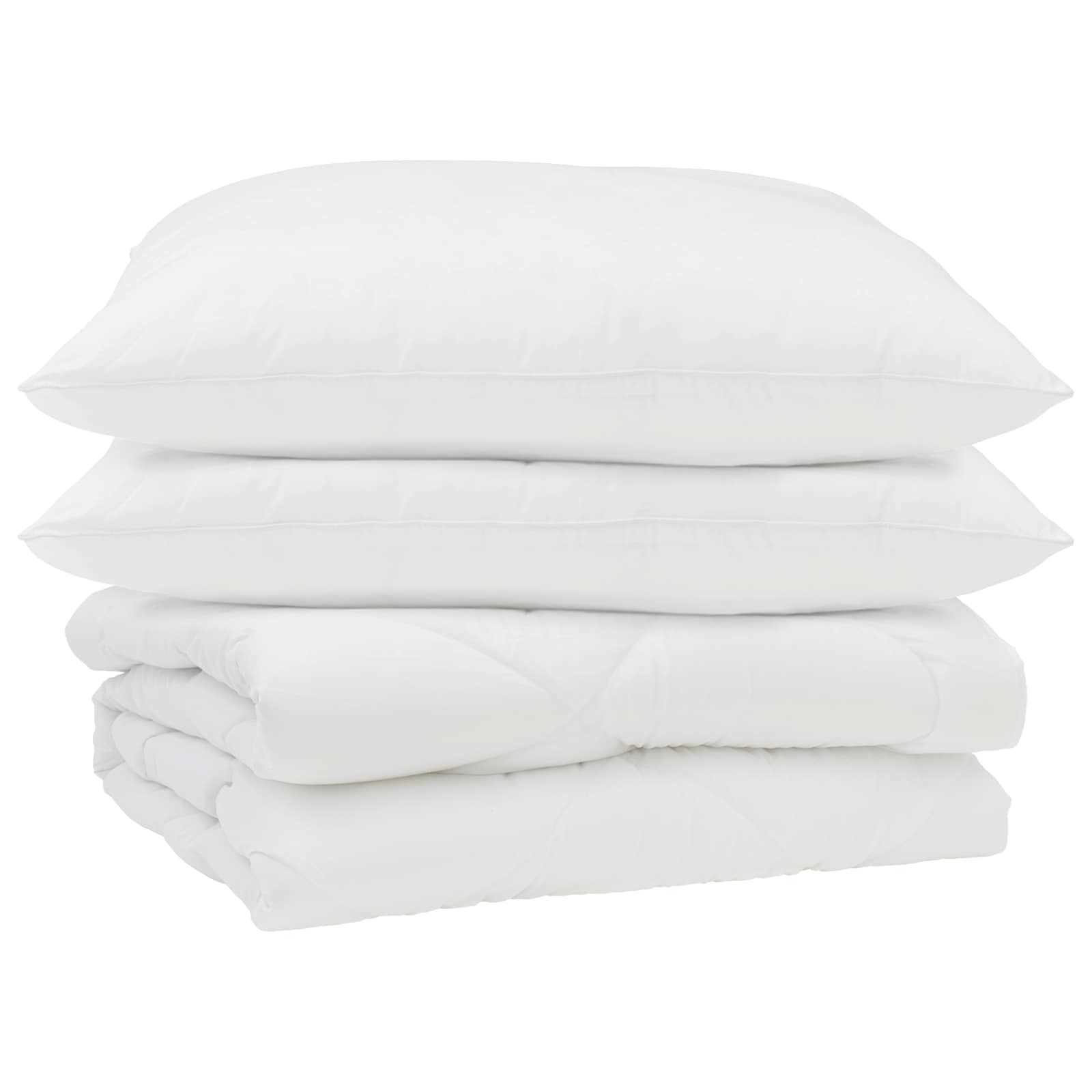Sommer dyne med pude 3 pcs Hvid Mikrofiber