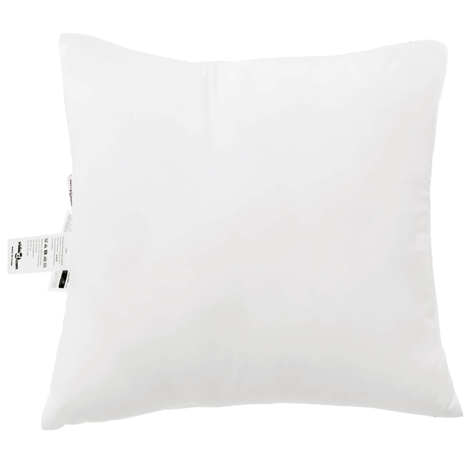 Dyne med pude 3 pcs Hvid Mikrofiber