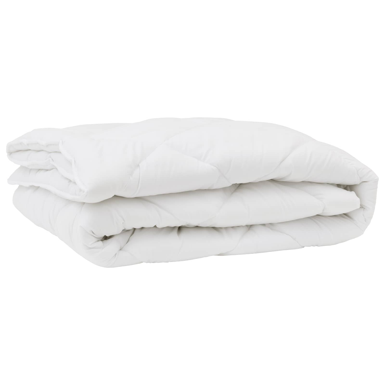 Dyne med pude 3 pcs Hvid Microfiber