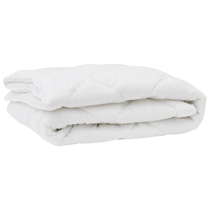 Dyne med pude 3 stk. Hvid Microfiber