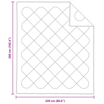 Dyne med pude 3 stk. Hvid Microfiber