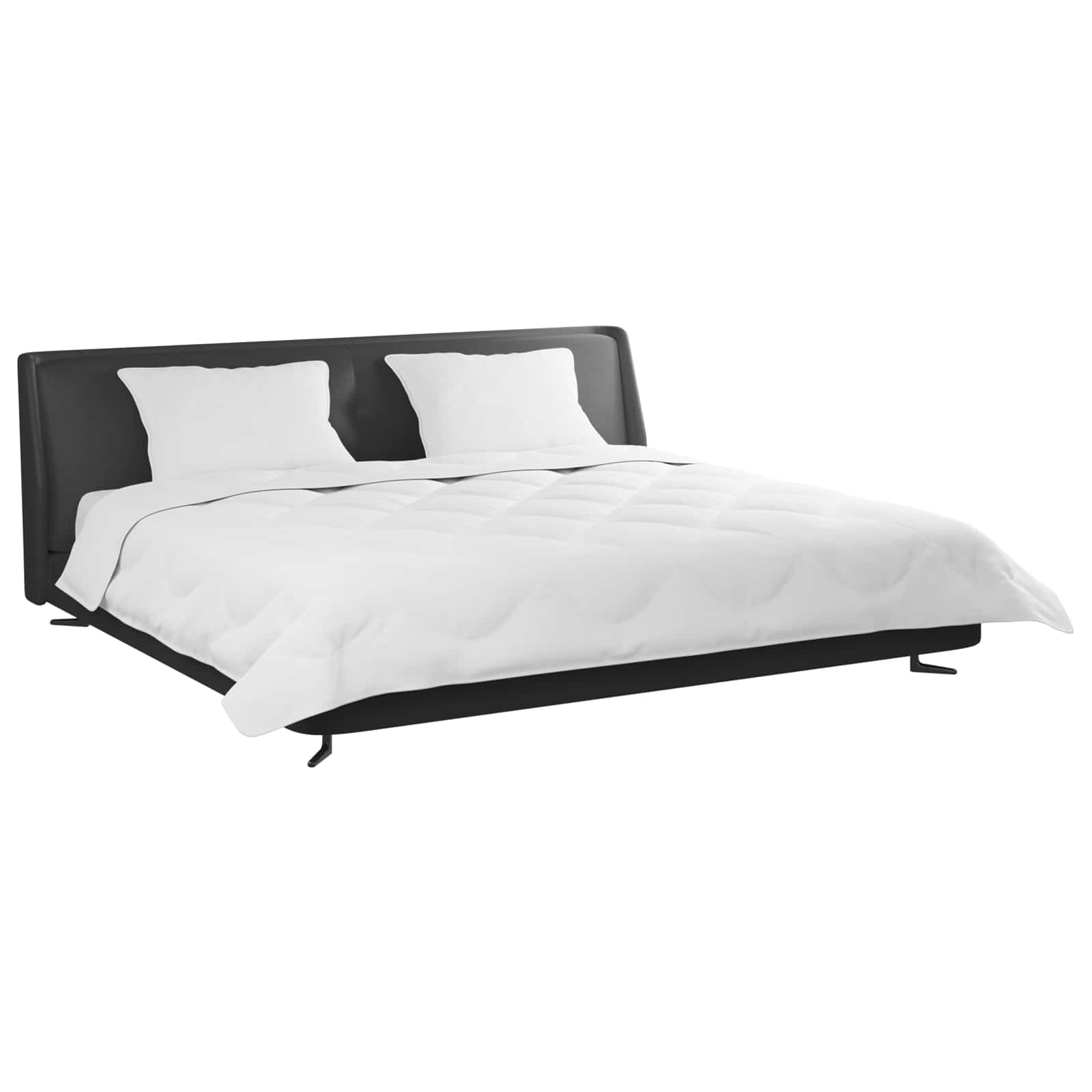 Vinter dyne med pude 3 pcs Hvid Microfiber