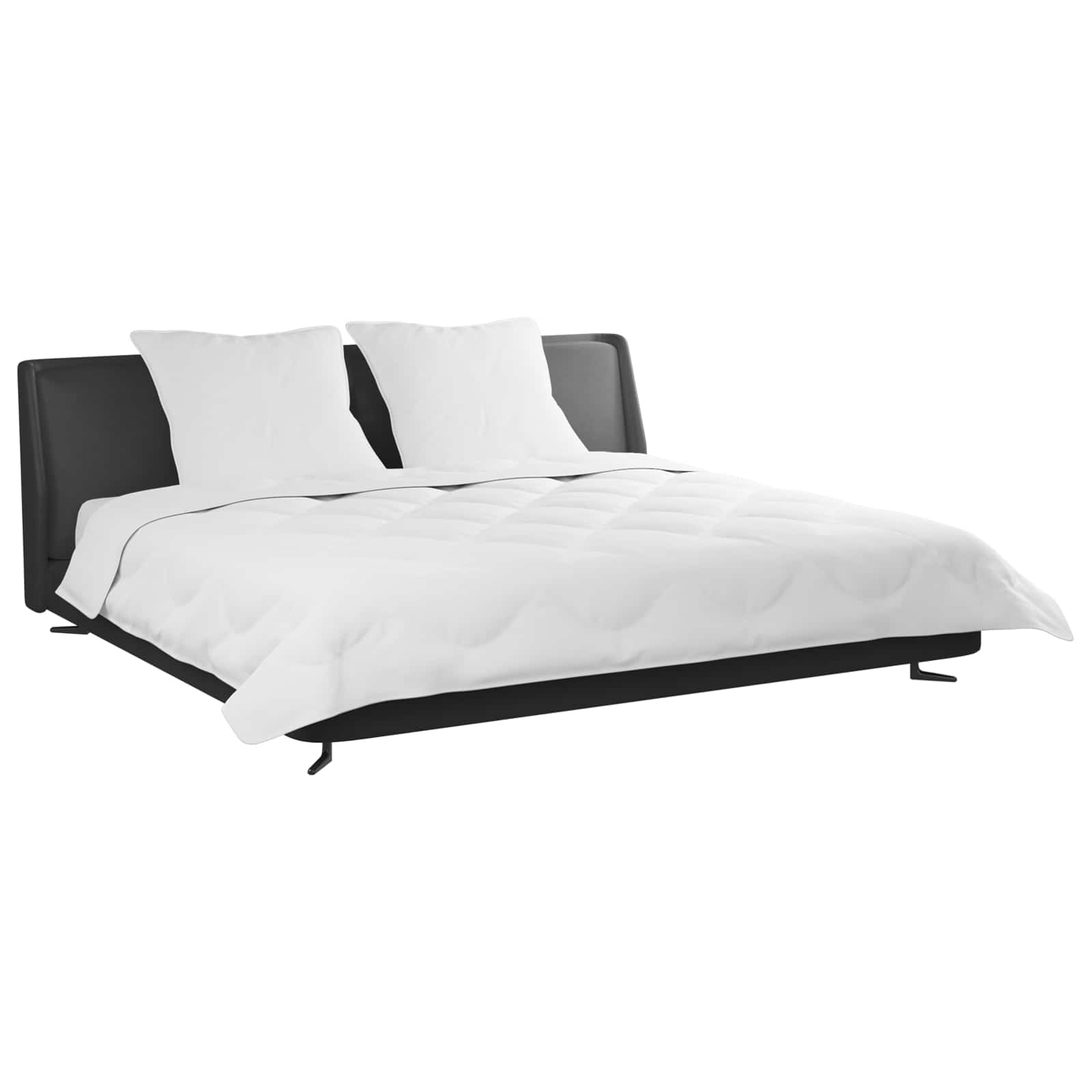 Vinter dyne med pude 3 pcs Hvid Microfiber