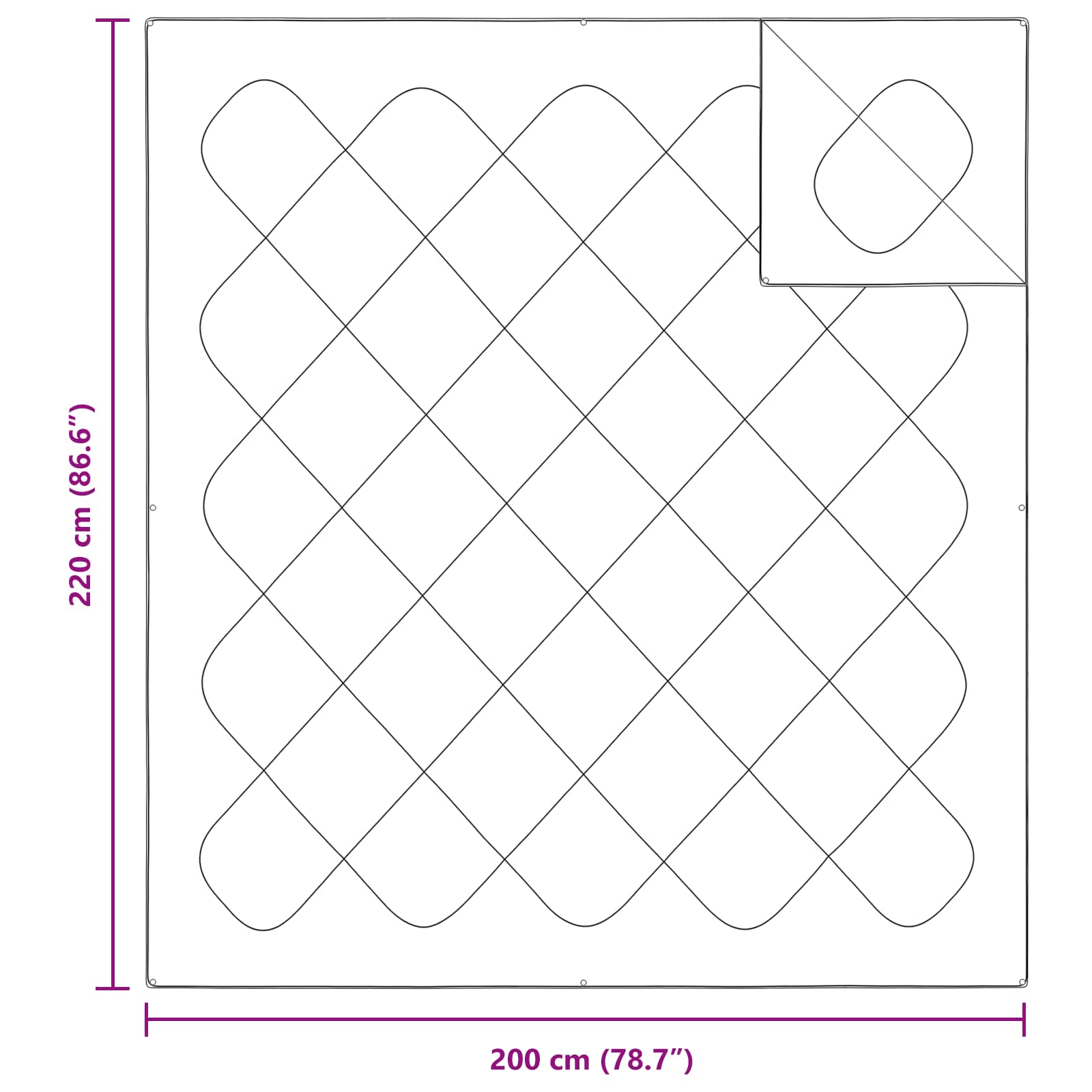Dynebetræk Sæt med pude 3 pcs Hvid Mikrofiber og Dunfjer