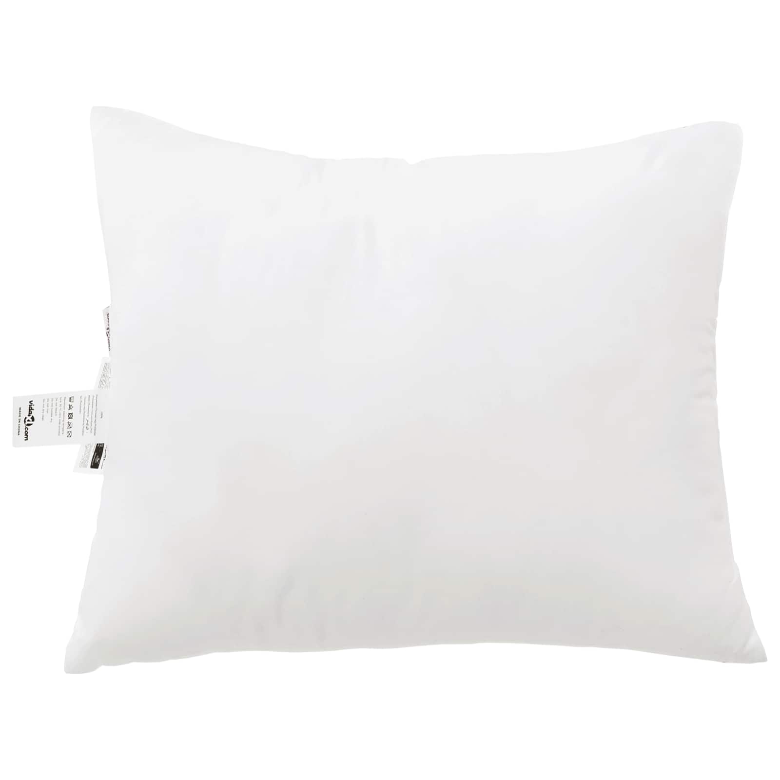 Dyne med pude 3 pcs Hvid Mikrofiber
