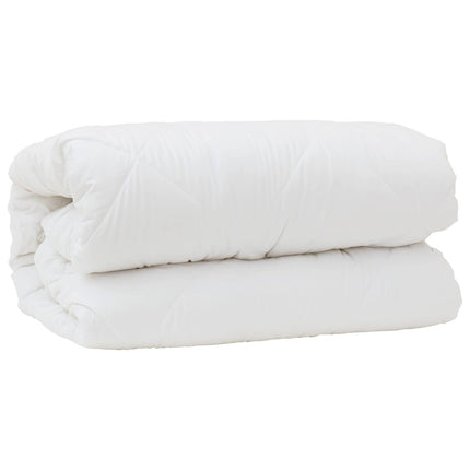 Dyne med pude 3 stk. Hvid Mikrofiber