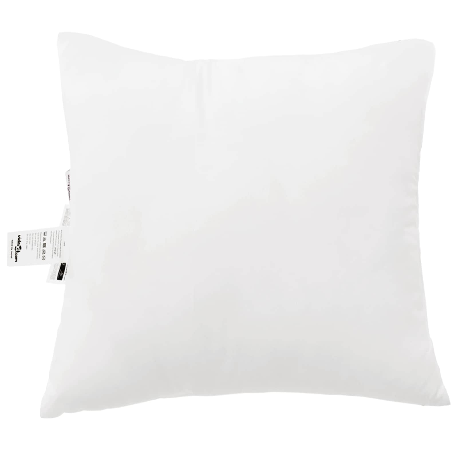 Dyne med pude 3 pcs Hvid Mikrofiber