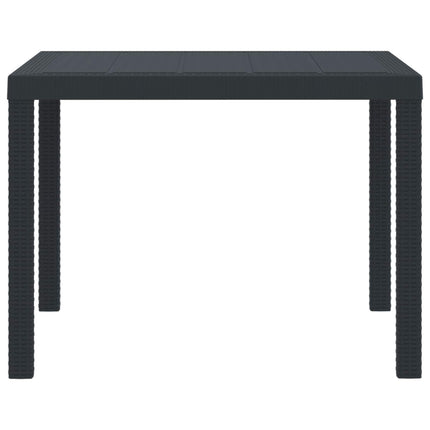Havemøbel Bord Antracit 100 x 100 x 73 cm polyrattan