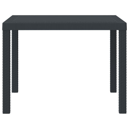 Havemøbel Bord Antracit 100 x 100 x 73 cm polyrattan