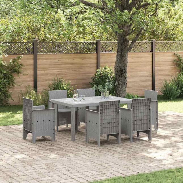 Havemøbel Bord Lysegrå 150 x 100 x 73 cm polyrattan
