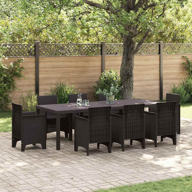 Havemøbel Bord Brun 250 x 100 x 73 cm polyrattan
