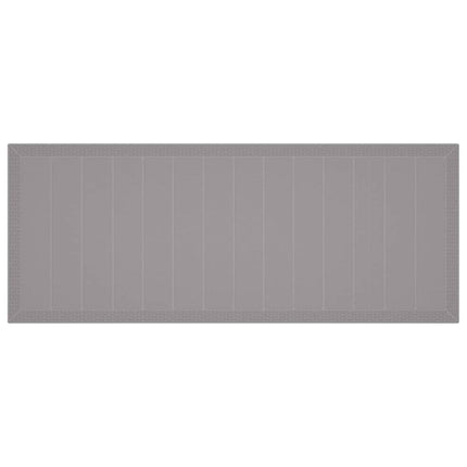 Havemøbel Bord Lysegrå 250 x 100 x 73 cm polyrattan