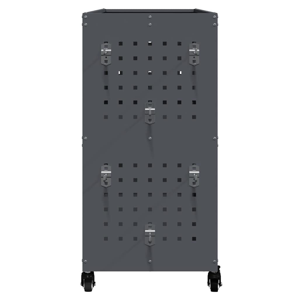 Værktøjsvogn med hylde Antracit 75 x 35 x 73 cm Koldvalset stål