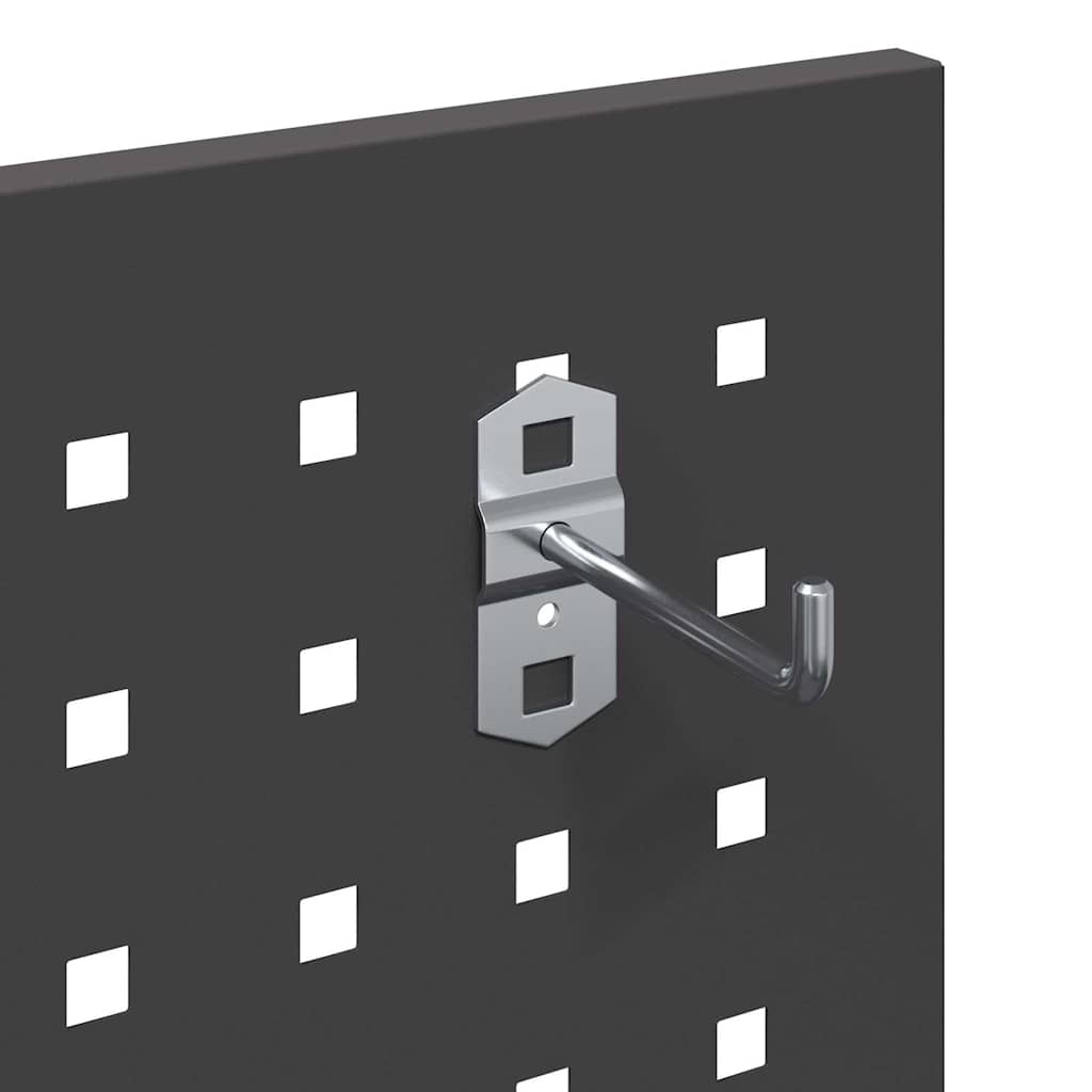 Værktøjsvogn med hylde Sort 65 x 35 x 111 cm Koldvalset stål