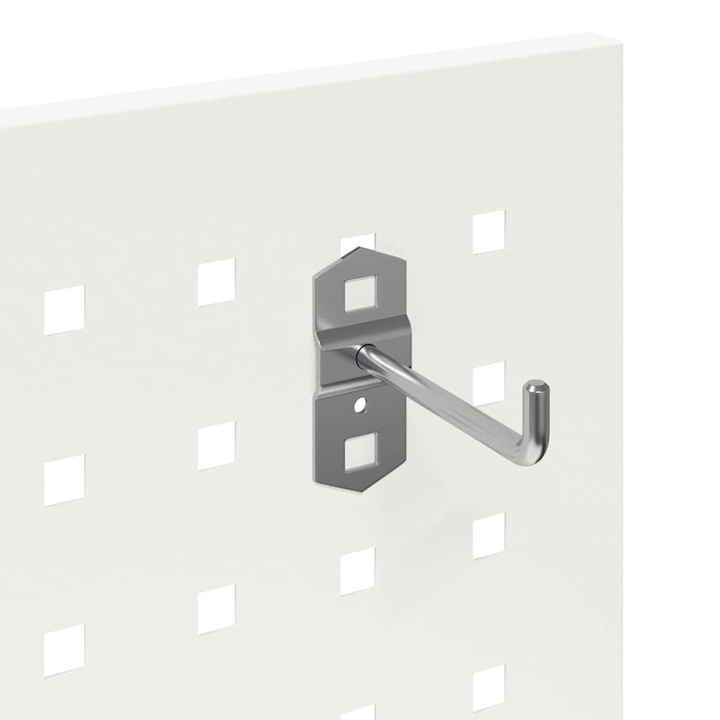 Værktøjsvogn med hylde Hvid 65 x 35 x 111 cm Koldvalset stål