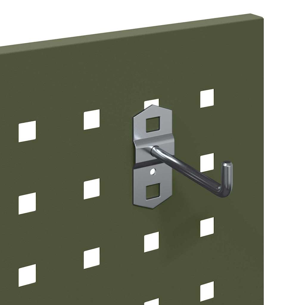 Værktøjsvogn Oliven grøn 65 x 35 x 111 cm Koldvalset stål