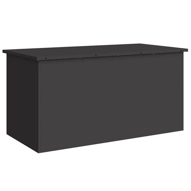 Have opbevaringspude kasse Stål 100 x 50,5 x 50 cm 220 Sort