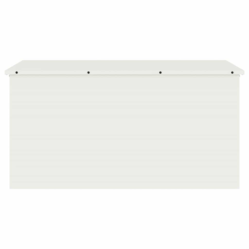 Udendørs Opbevaringskasse Hvid 100 x 50,5 x 50 cm Stål