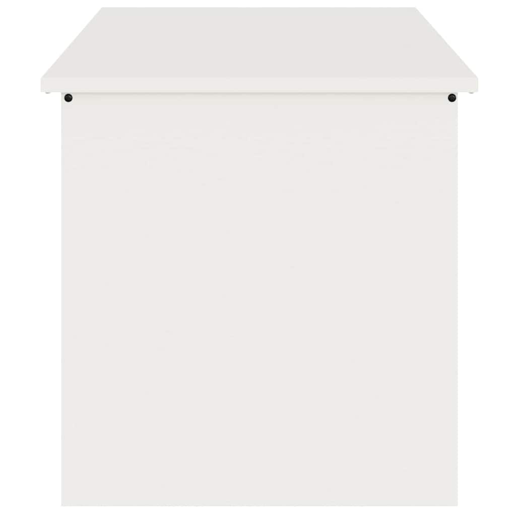 Udendørs Opbevaringskasse Hvid 100 x 50,5 x 50 cm Stål