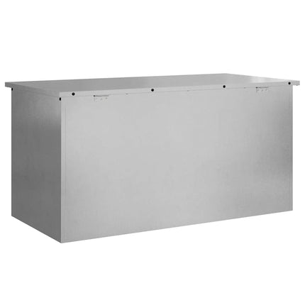 Have opbevaringspude kasse Galvaniseret stål 100 x 50,5 x 50 cm