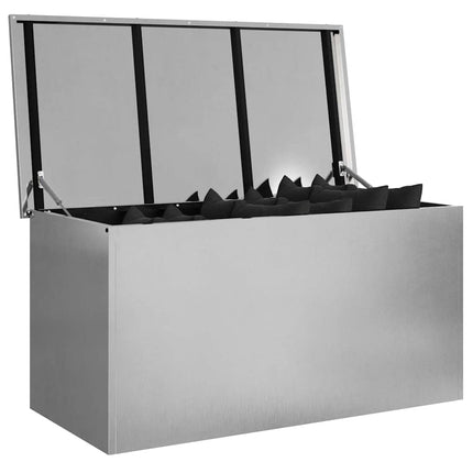 Have opbevaringspude kasse Galvaniseret stål 100 x 50,5 x 50 cm