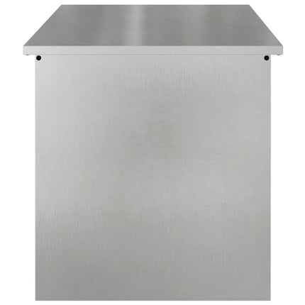 Have opbevaringspude kasse Galvaniseret stål 100 x 50,5 x 50 cm