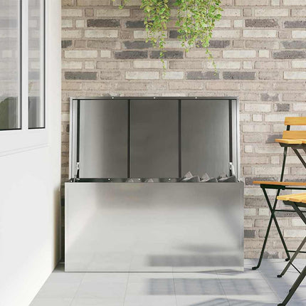 Have opbevaringspude kasse Galvaniseret stål 100 x 50,5 x 50 cm